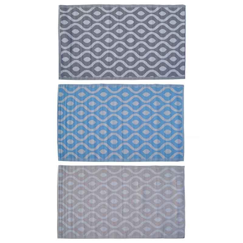 OUTDOOR RUG . SQUIGGLE . 120 x 180 CM/4' x 6'