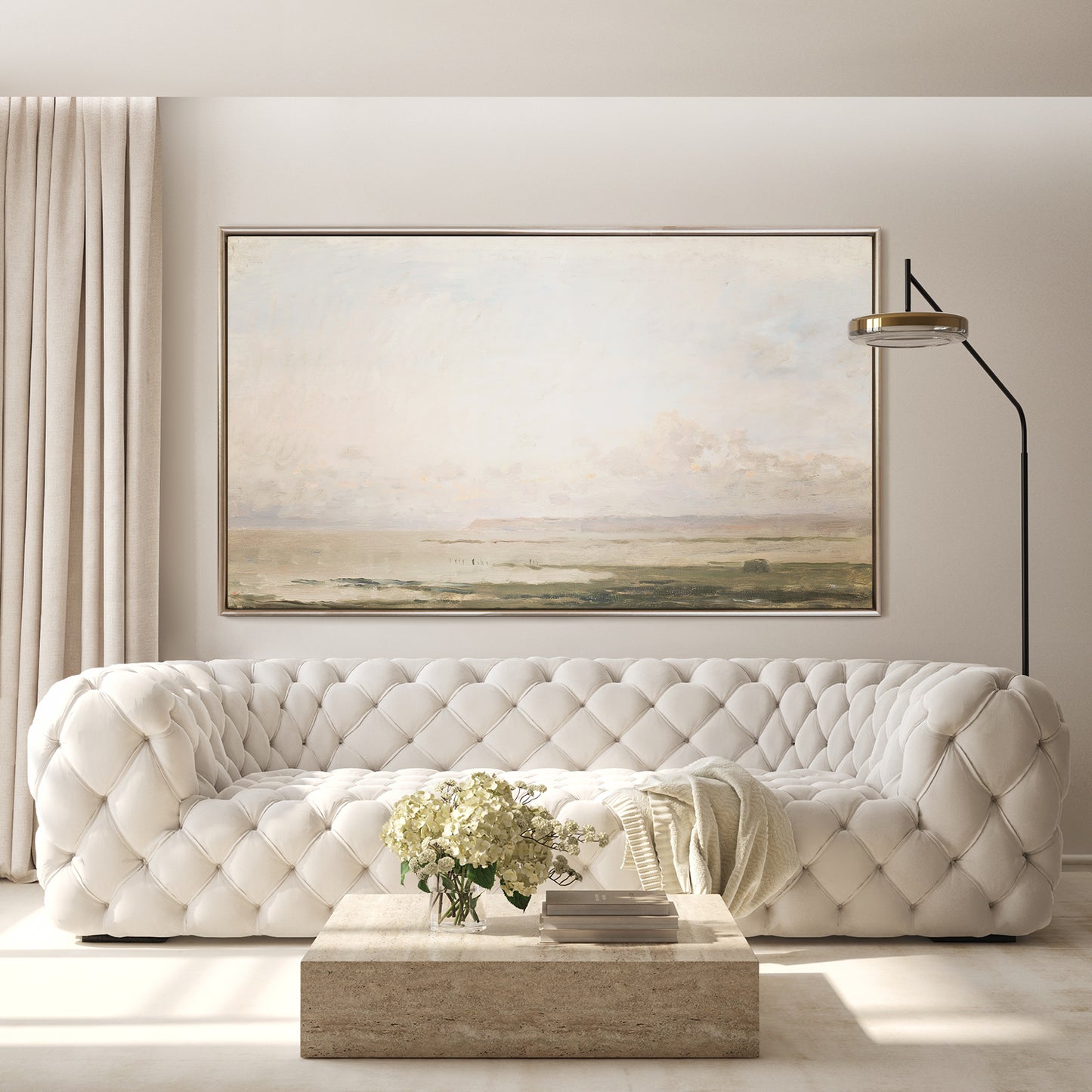 Beach at Ebb Tide Canvas 70x42 #39