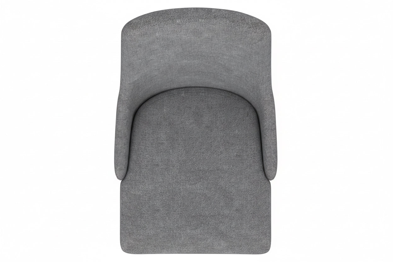 Cora Chair - Grey 24 x 17.75 x 36.25