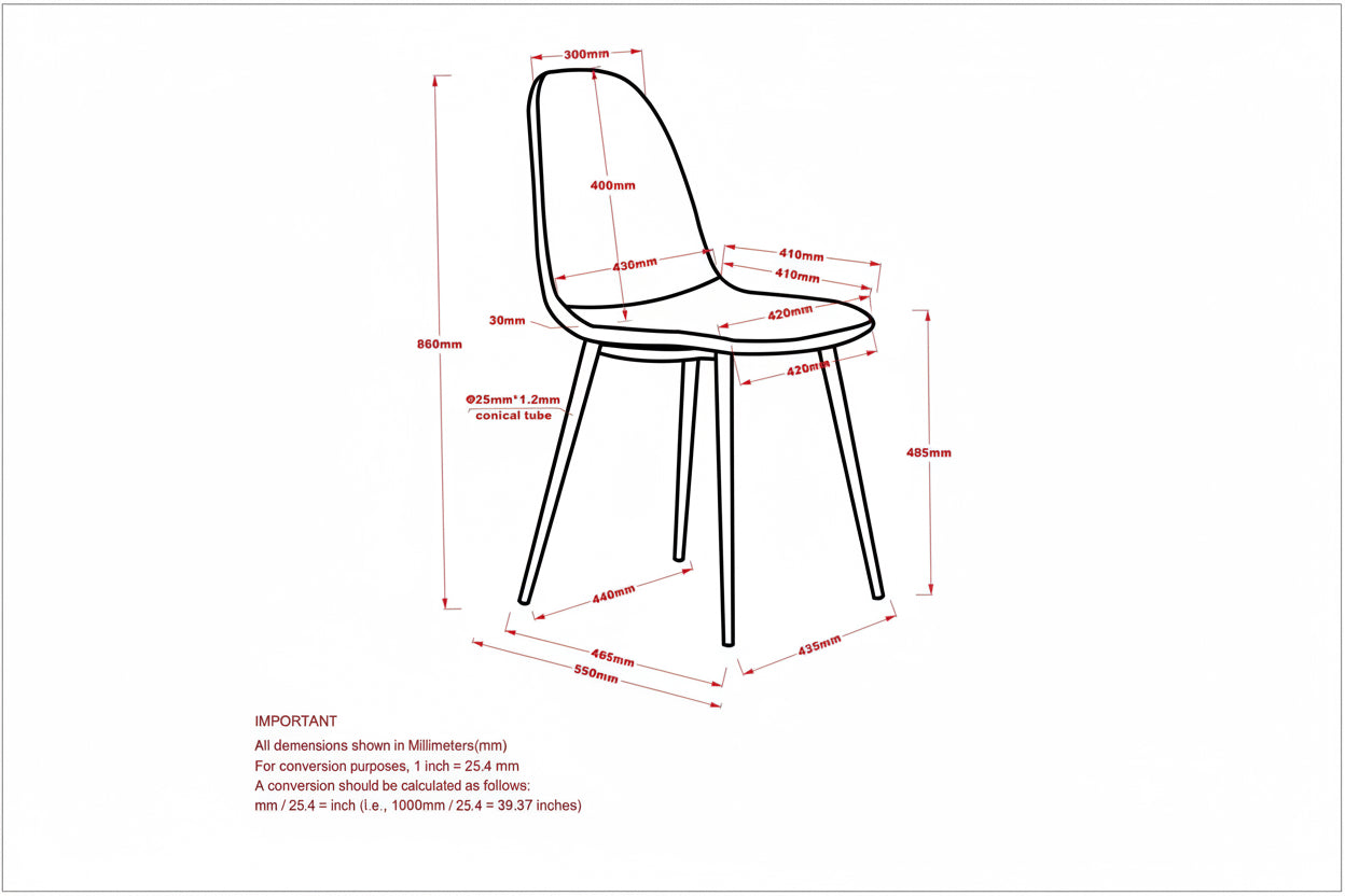 Lyna Chair - Beige 21.75 x 17.50 x 34