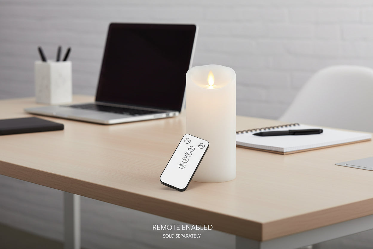 Reallite Candle White LED Real Flame