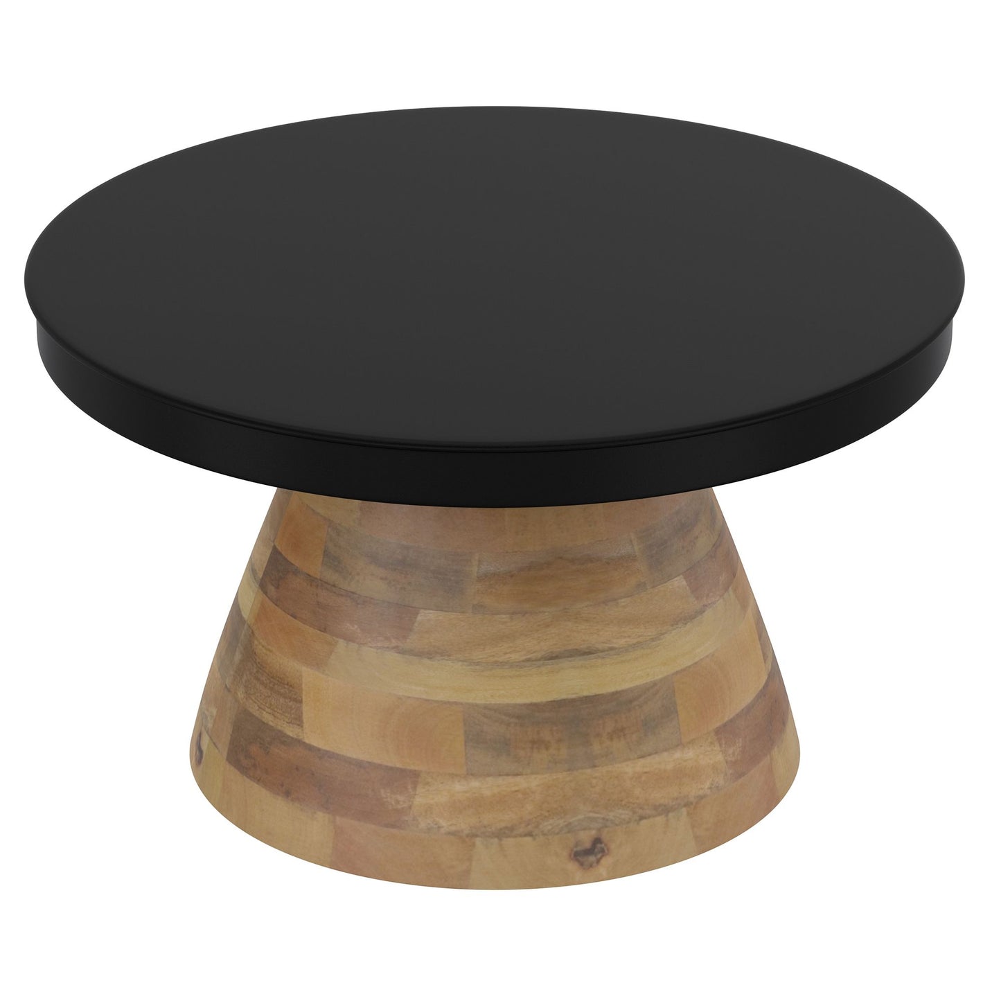Boden Coffee Table - Black/Walnut 29.75 x 17.5