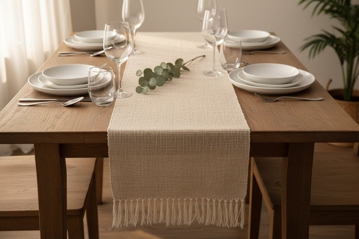 Jute Handloom Table Runner