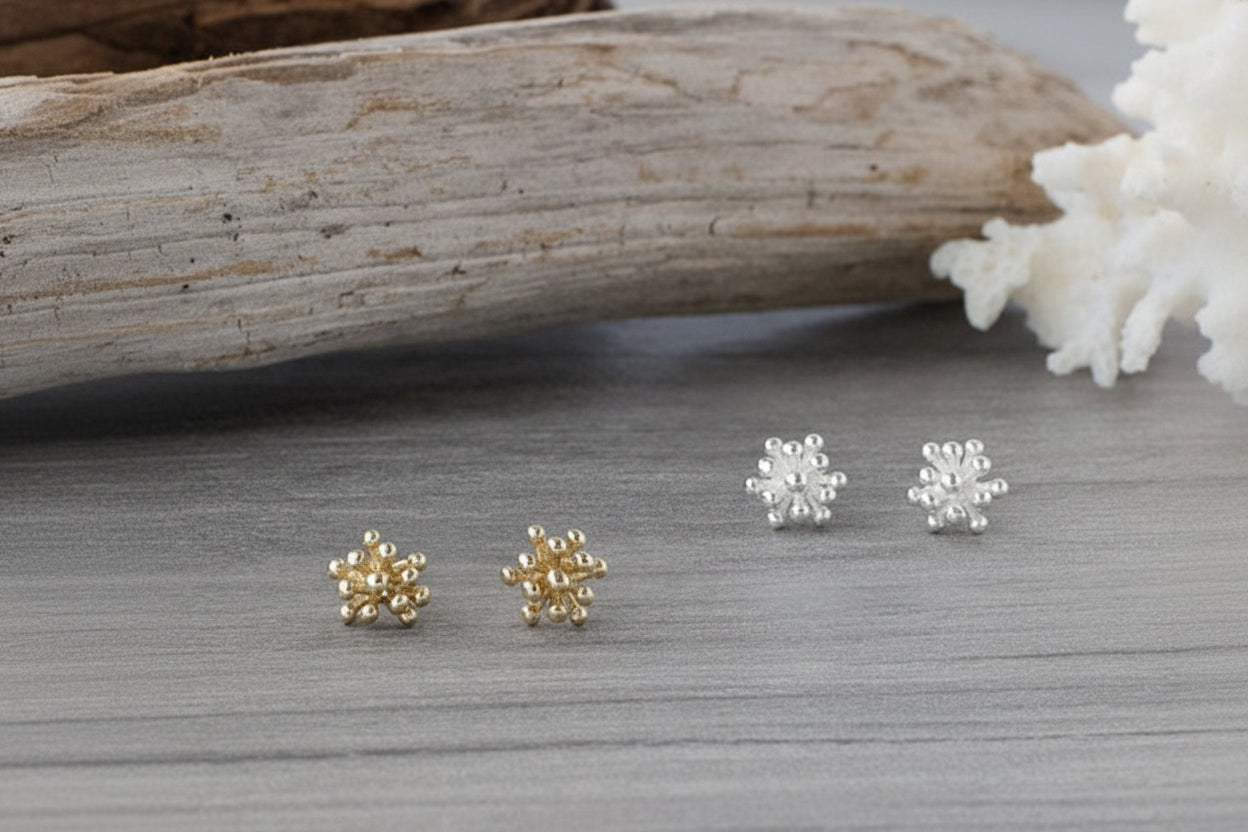 Living Coral Studs