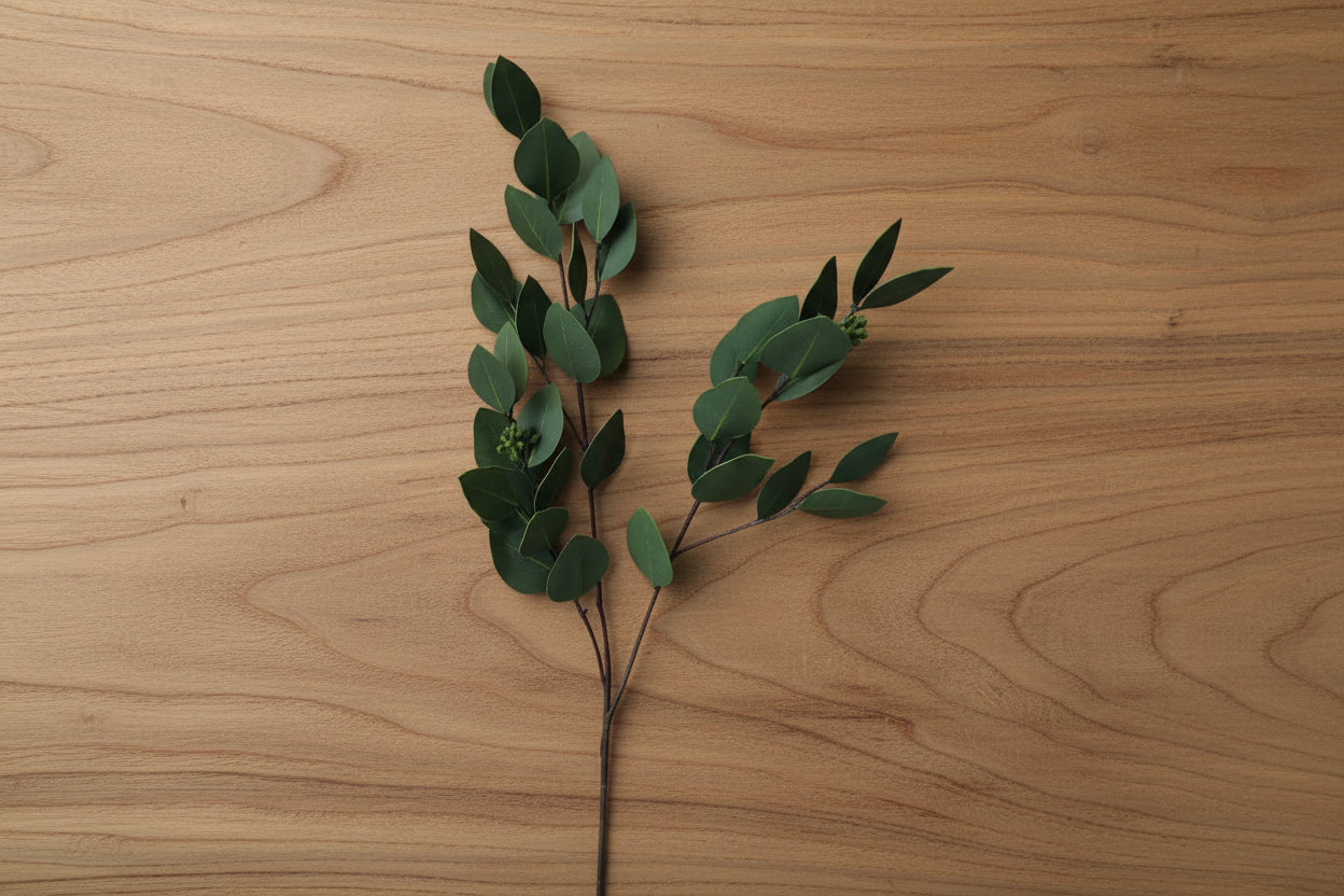 Seeded Eucalyptus Spray 32" Uv Protected – Green