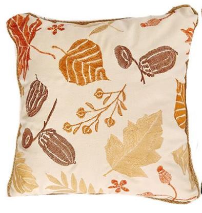 Asst Fall Leaf Pillows