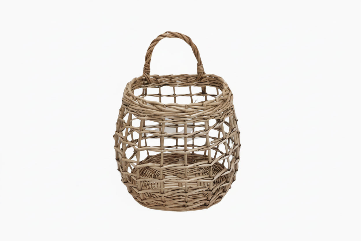 Open Weave Wall Hanging Basket