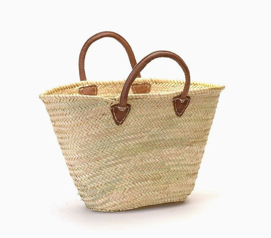 Provence Market Bag w/ Leather Handle