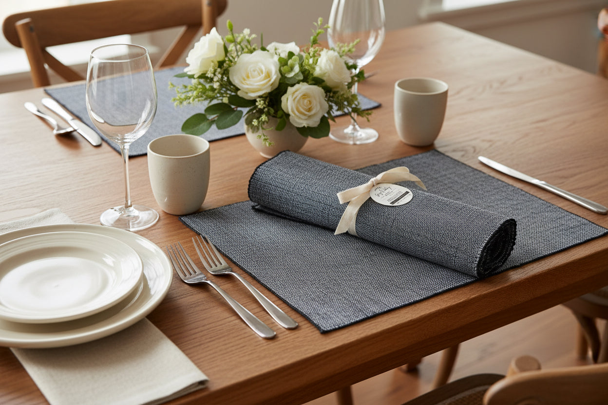 Heathered Ribbed Placemat