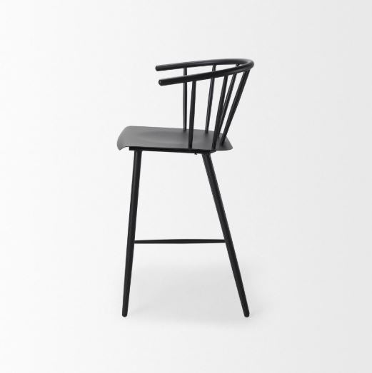 Colin Counter Stool 21.3x21.3x38.2 Metal Black #31