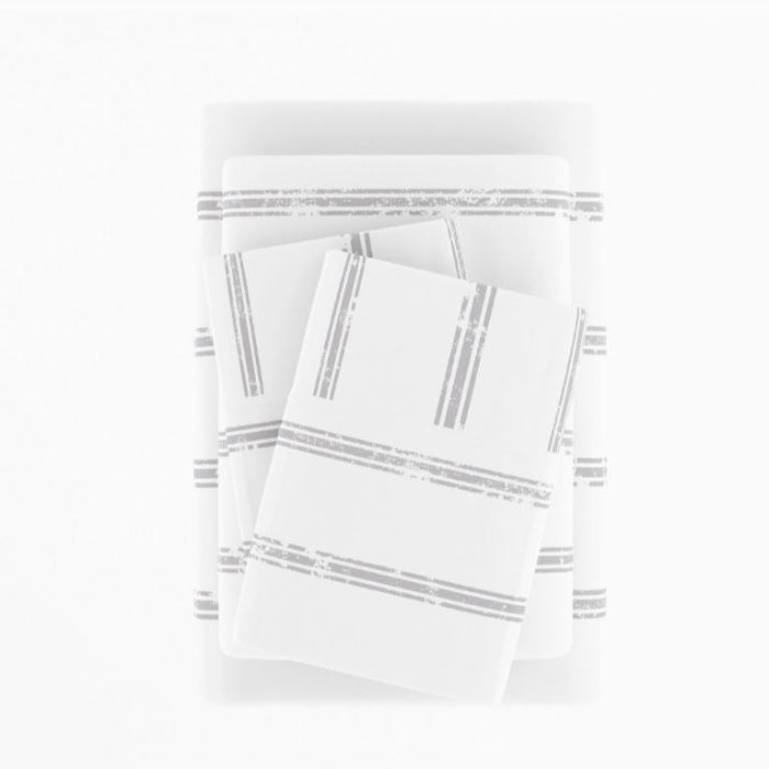Distressed Line Pattern - 4 Piece Sheet Set
