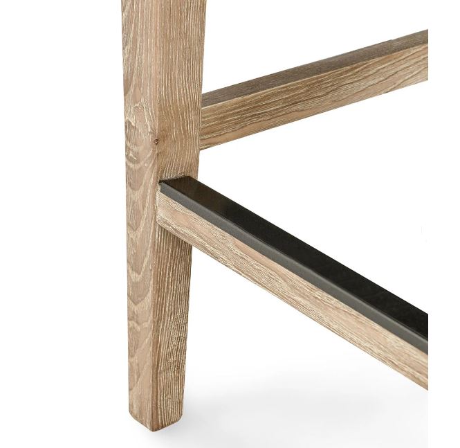 Counter Stool Wood Beige Seat #40