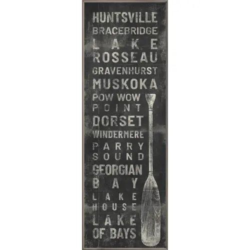 Muskoka - Locale Sign I 21 x 61