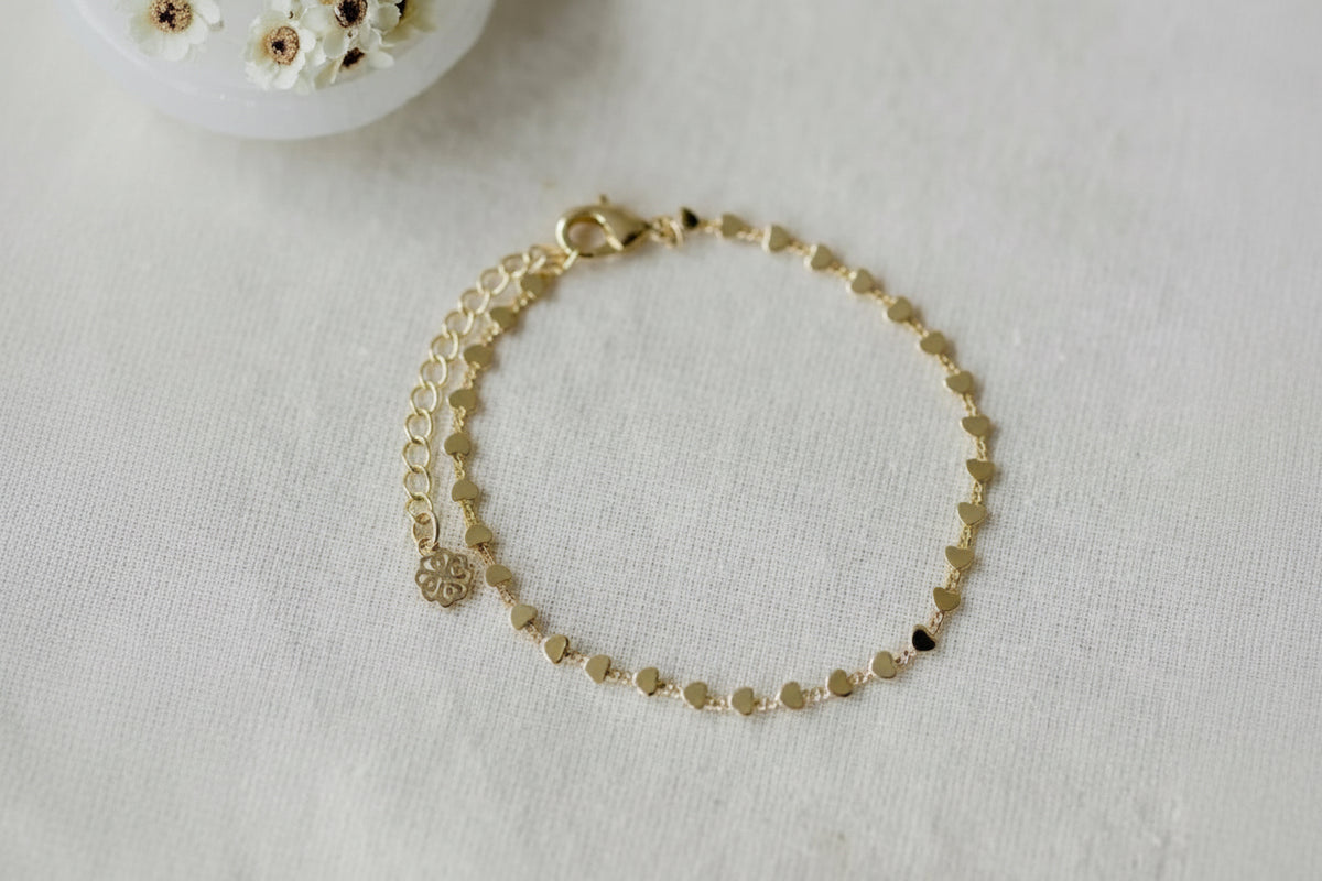 Heart Chain Bracelet