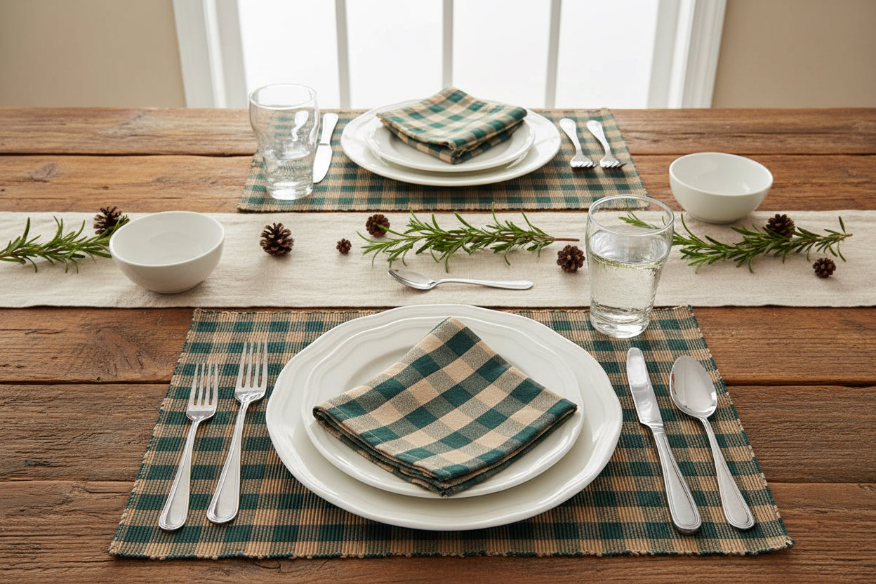 4 PIECE NAPKIN AND PLACEMAT SET