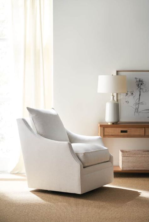 KARA SWIVEL CHAIR NATURAL L 33" x W 39" x H 38"