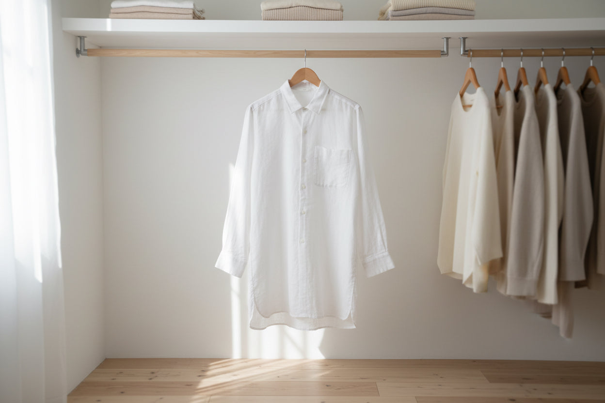 Linen Dress Shirt with Pockets