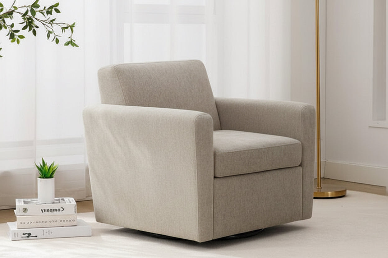 Seth Swivel Chair - Navy