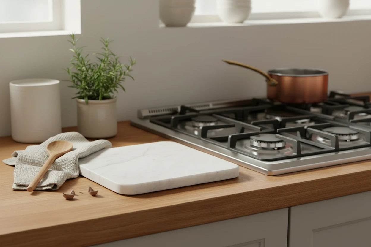 Countertop Stone Board and Trivet - Natural