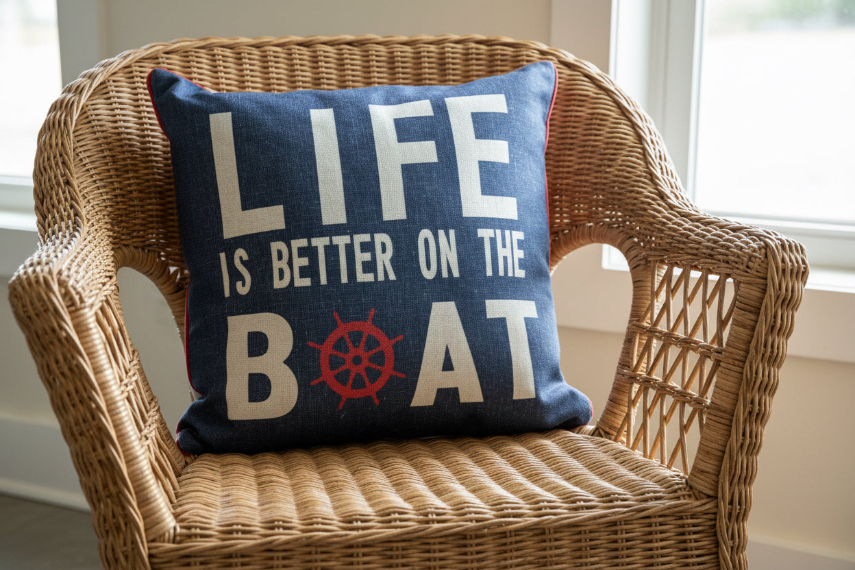Better on the Boat Pillow