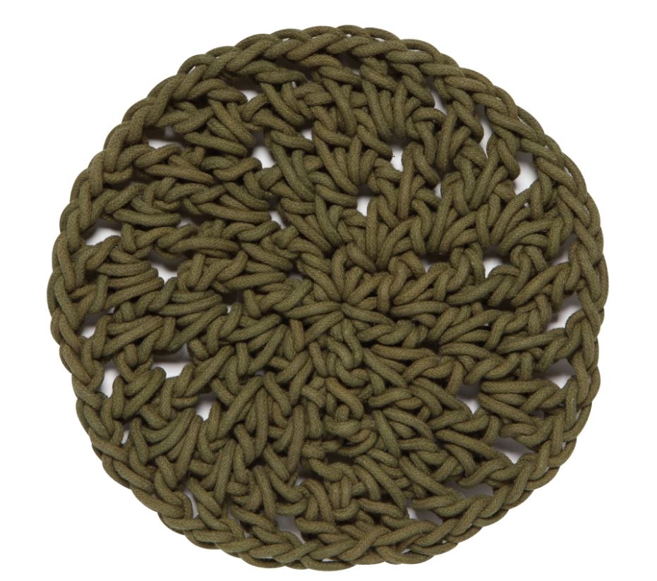 Olive Branch Knotted Trivet