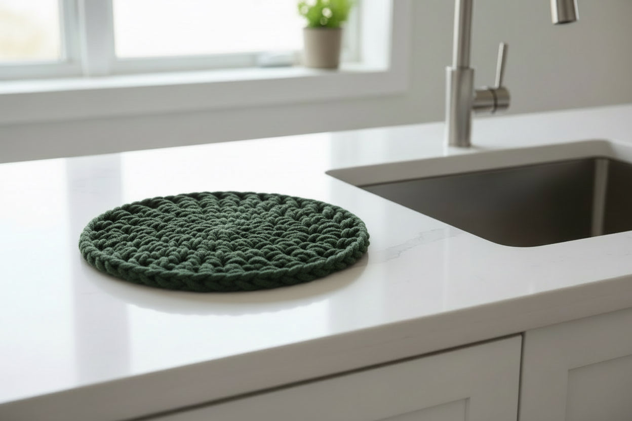 Olive Branch Knotted Trivet