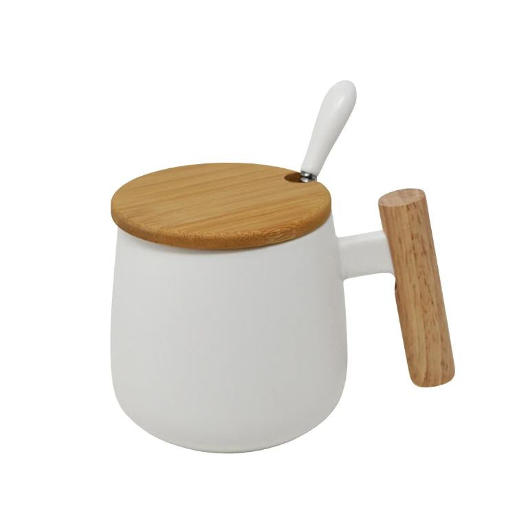 Scandi Mug with Spoon