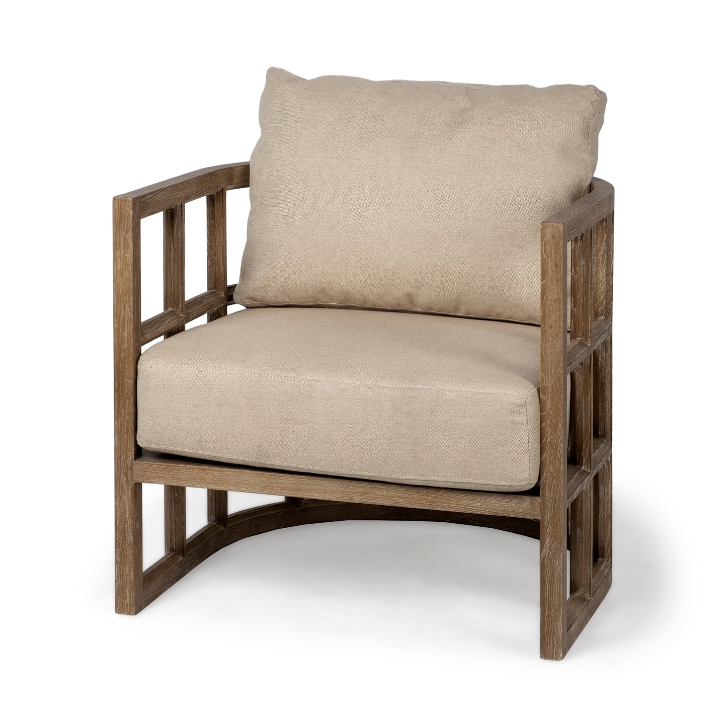 Skylar II Accent Chair - Tan Fabric