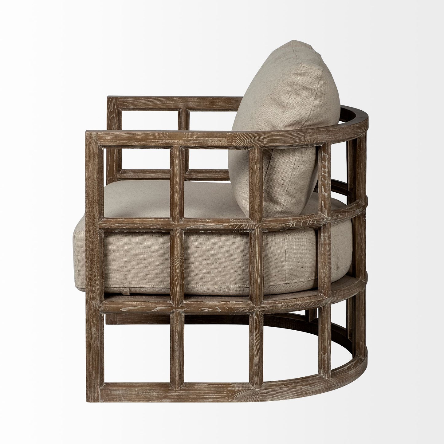 Skylar II Accent Chair - Tan Fabric