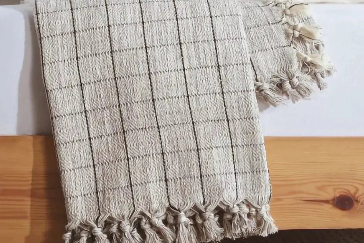 Minimalist 100% Cotton Throw Blankets & Bedspreads