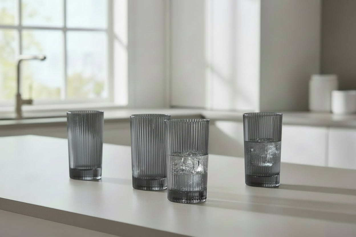 Vertical Optic Highball - Set of 4