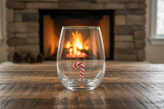 Holiday Icon Stemless Wine Glass