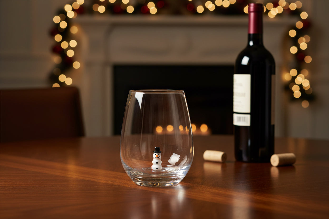 Holiday Icon Stemless Wine Glass