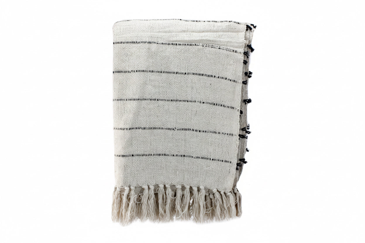 Throw Blanket - Natural White