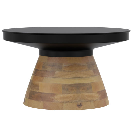 Boden Coffee Table - Black/Walnut 29.75 x 17.5
