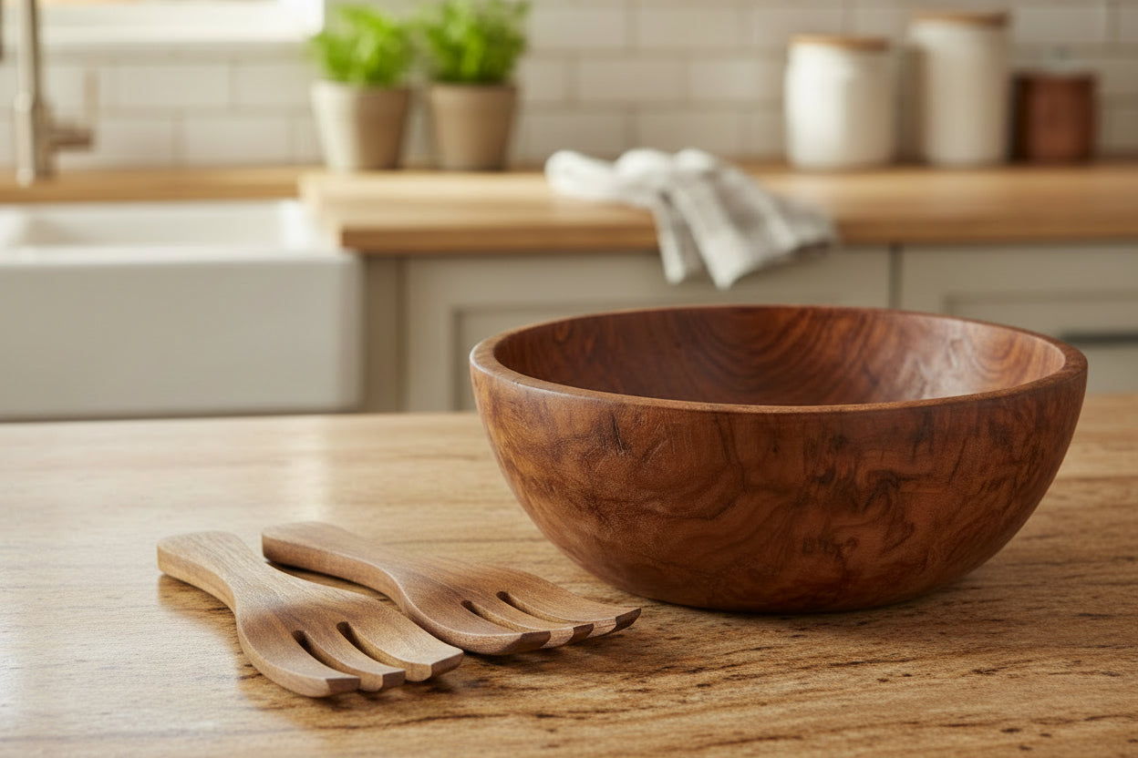 Tapas Living Acacia Wood Salad Servers