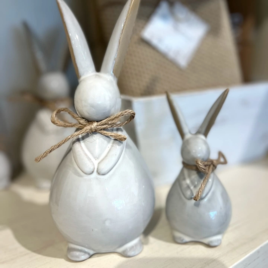 Ceramic Bunny with Bow