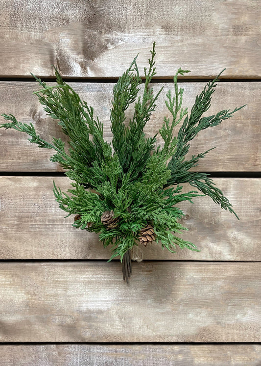 12" FRESH TOUCH MIXED CYPRESS BUNDLE WITH 8 STEMS