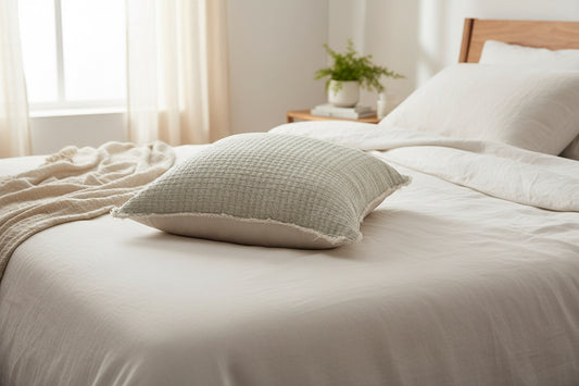 Overstitch Square Pillow