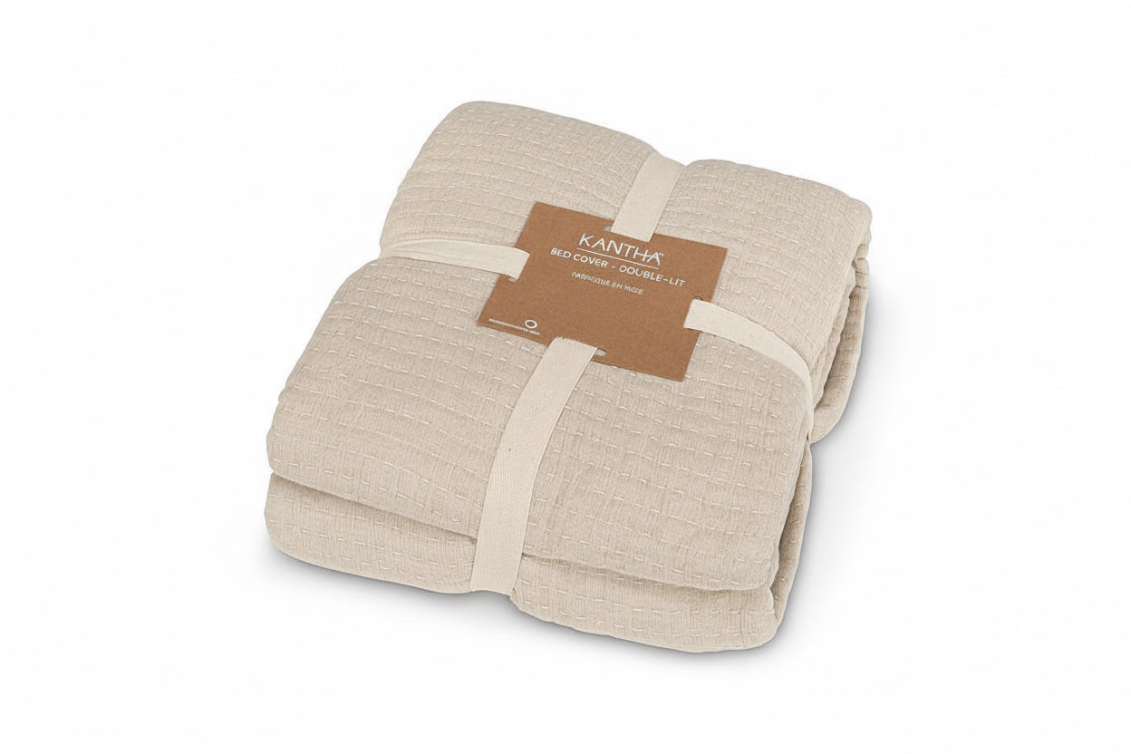 Overstitch Double/Queen Bed Cover