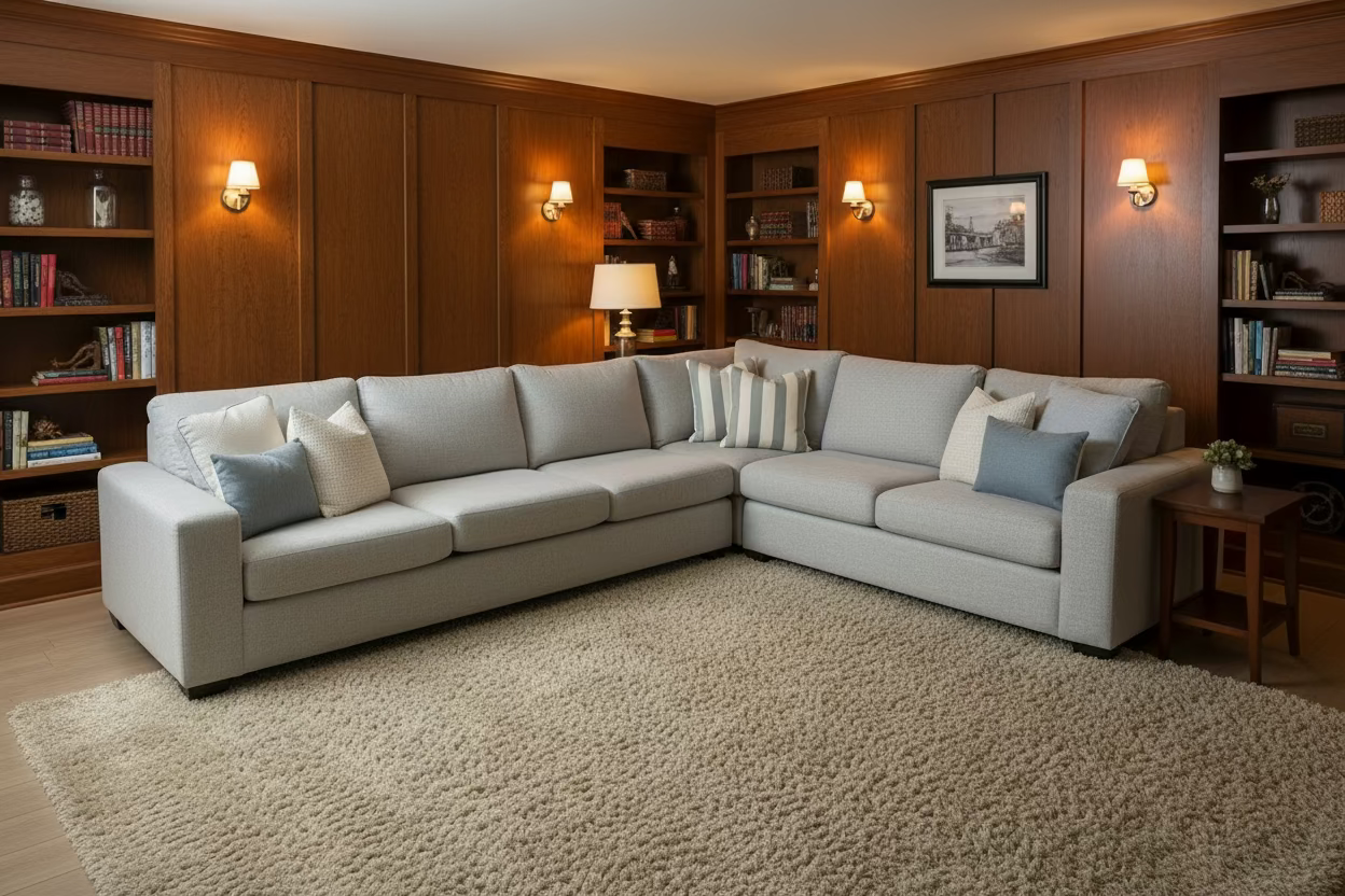 Cannon 3pc Sectional - 109" x 109"