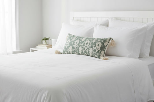 Cushion Cover with Tassels 12" X 28"