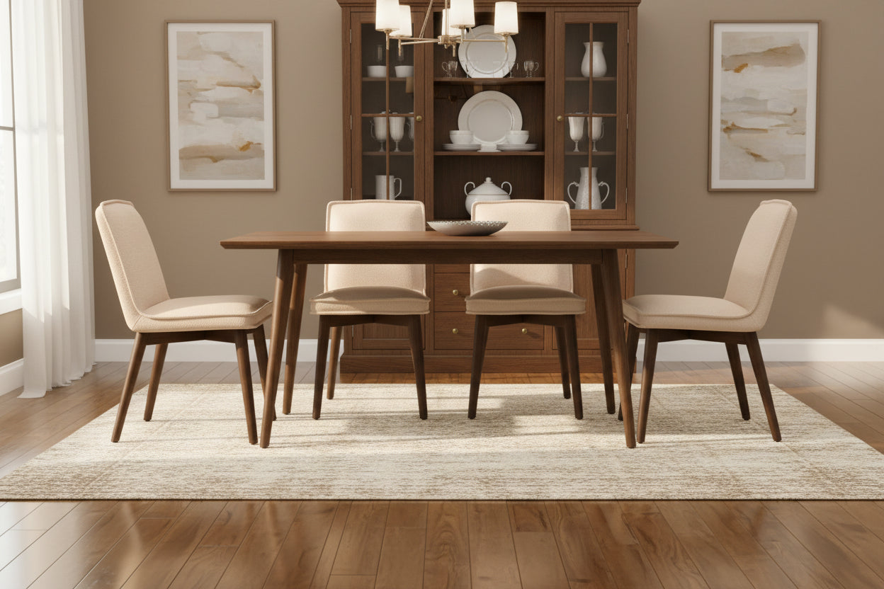 Franklyn Dining Chair - Crosshatch Pebble Cream