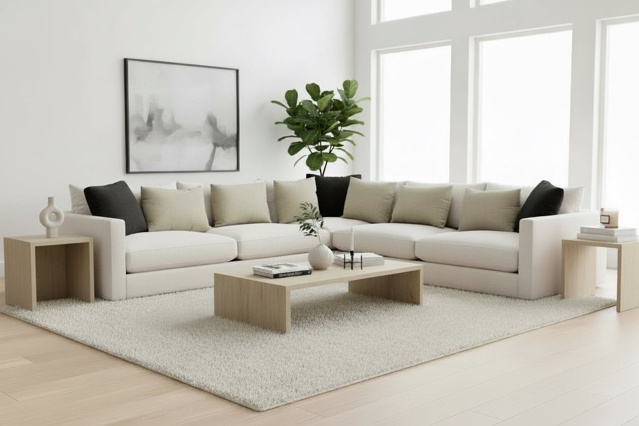 Haze Sectional.  . 33Hx45Dx130L