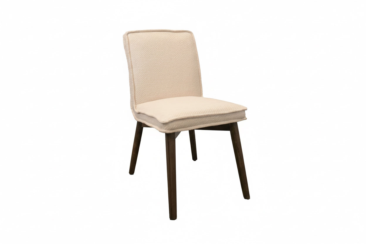 Franklyn Dining Chair - Crosshatch Pebble Cream