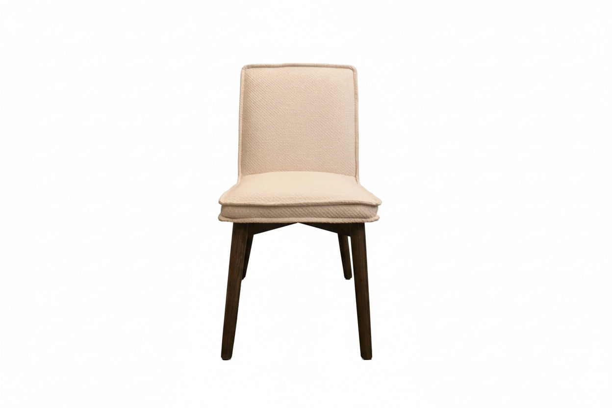 Franklyn Dining Chair - Crosshatch Pebble Cream