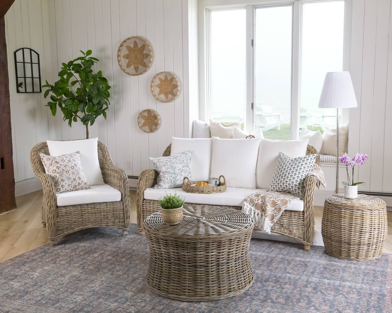 KATRINA COUCH Rattan Sofa