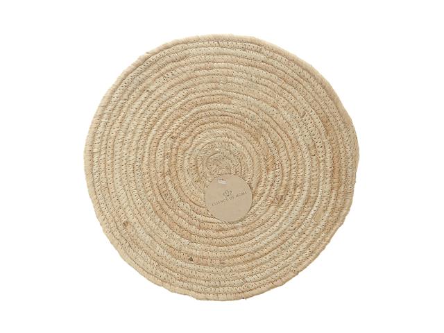 JUTE BRAIDED ROUND PLACEMAT SET OF 4