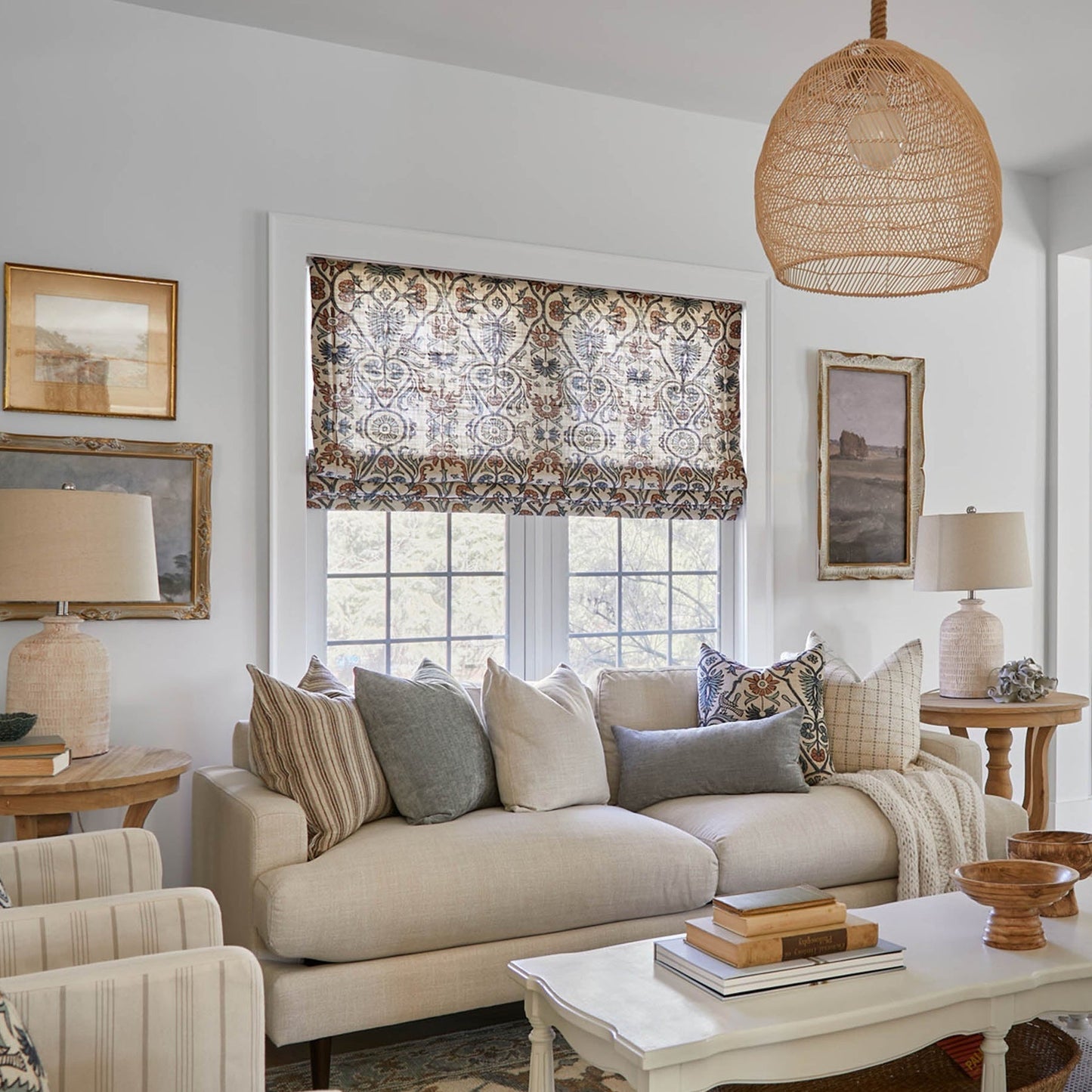 Martha Queen Sofa Bed In fabric Beach Alabaster 84 x 40 x 33