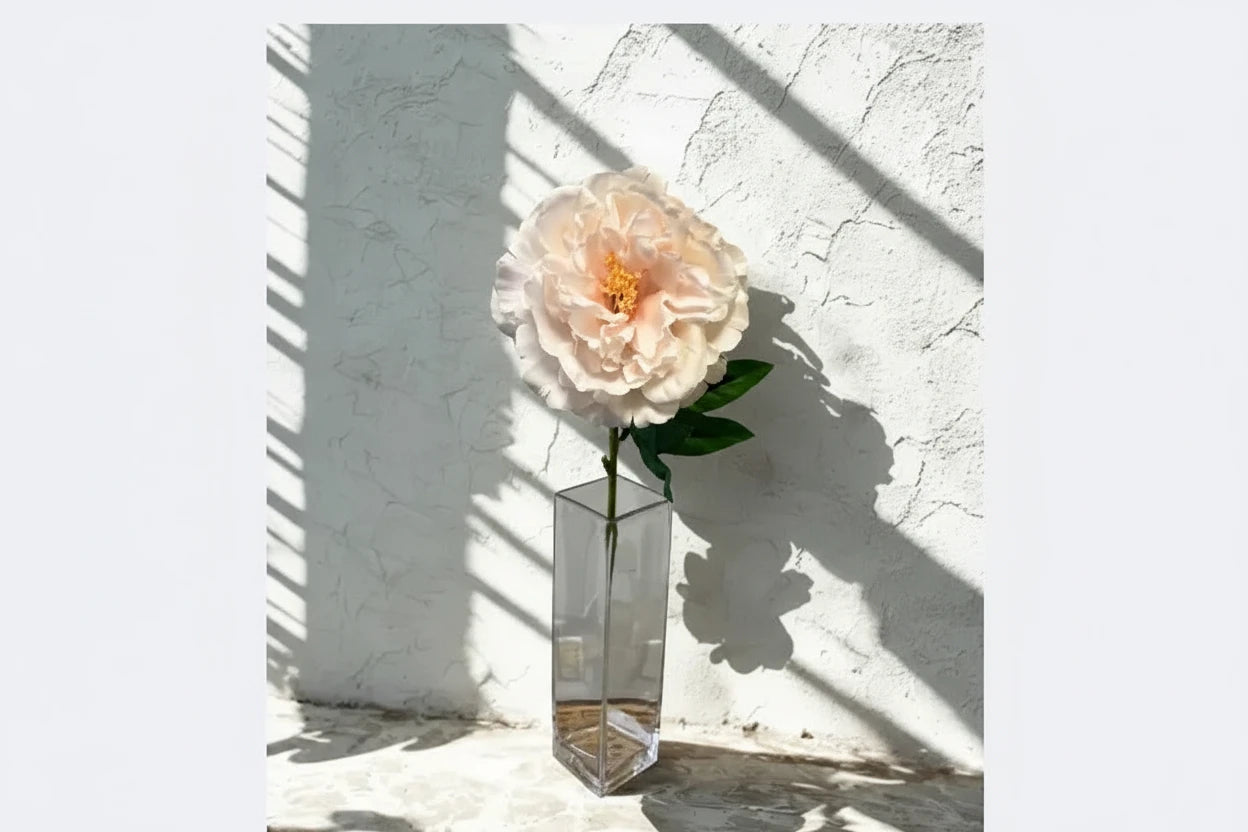 Real Touch Peony Stem 24"